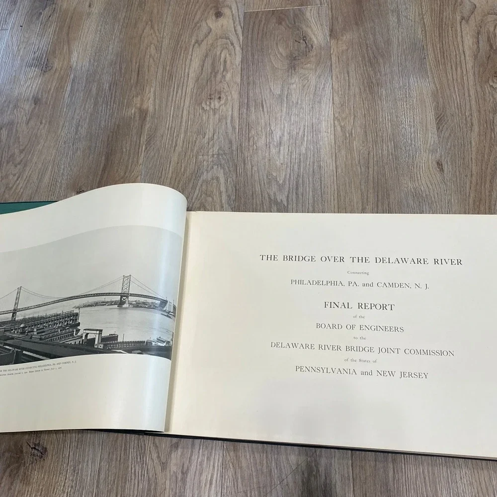 Delaware River Bridge Final Report 1927 Philadelphia Camden Engineering History